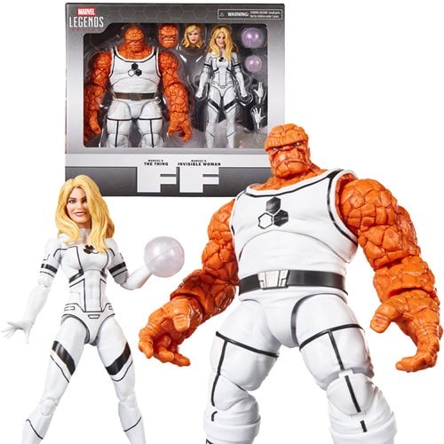 THE THING AND INVISIBLE WOMAN FUTURE FOUNDATION 2PACK MARVEL LEGENDS HASBRO