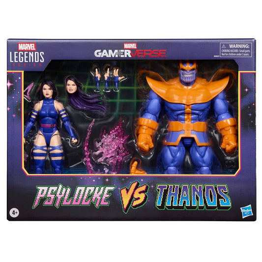 PSYLOCKE VS THANOS GAMERVERSE MARVEL LEGENDS HASBRO EXCLUSIVO TARGET