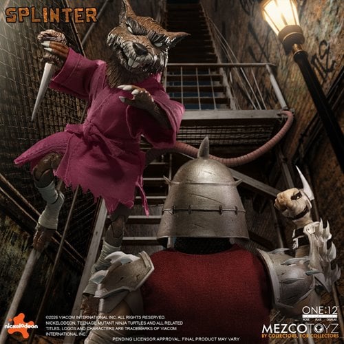 SPLINTER TMNT MEZCO ONE:12