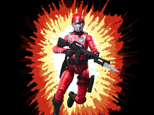 CRIMSON GUARD FEMALE G.I.JOE CLASSIFIED RETRO CARD HASBRO