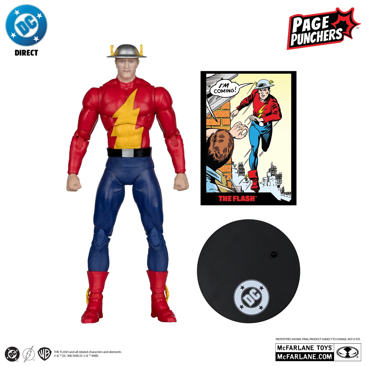 FLASH JAY GARRICK PAGE PUNCHER DC MULTIVERSE MCFARLANE PLATINUM
