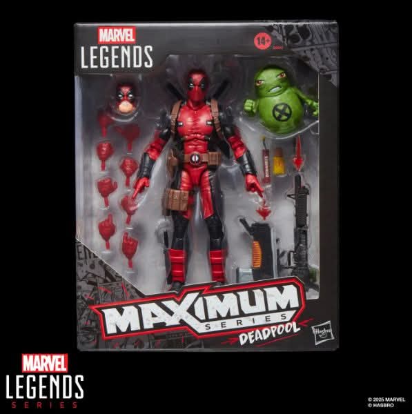 DEADPOOL MARVEL LEGENDS MAXIMUN SERIES HASBRO