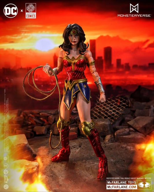 WONDER WOMAN VS GODZILLA ATOMIC BLAST 2PACK DC MULTIVERSE MCFARLANE