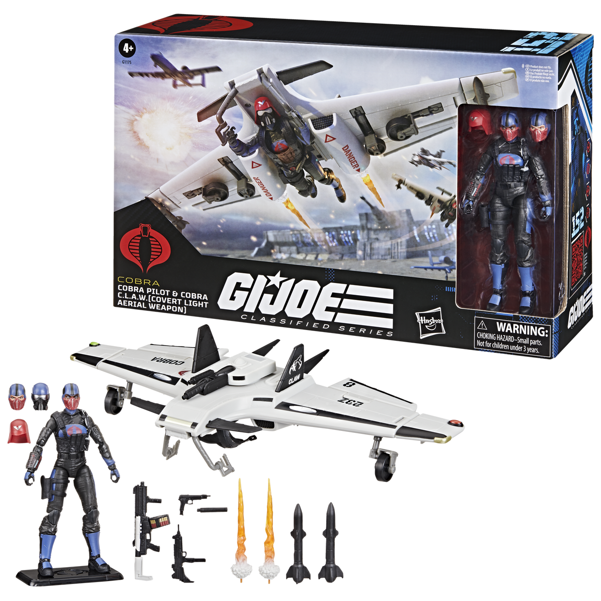 COBRA C.L.A.W. Y COBRA PILOT G.I.JOE CLASSIFIED SERIES HASBRO PULSE EXCLUSIVE