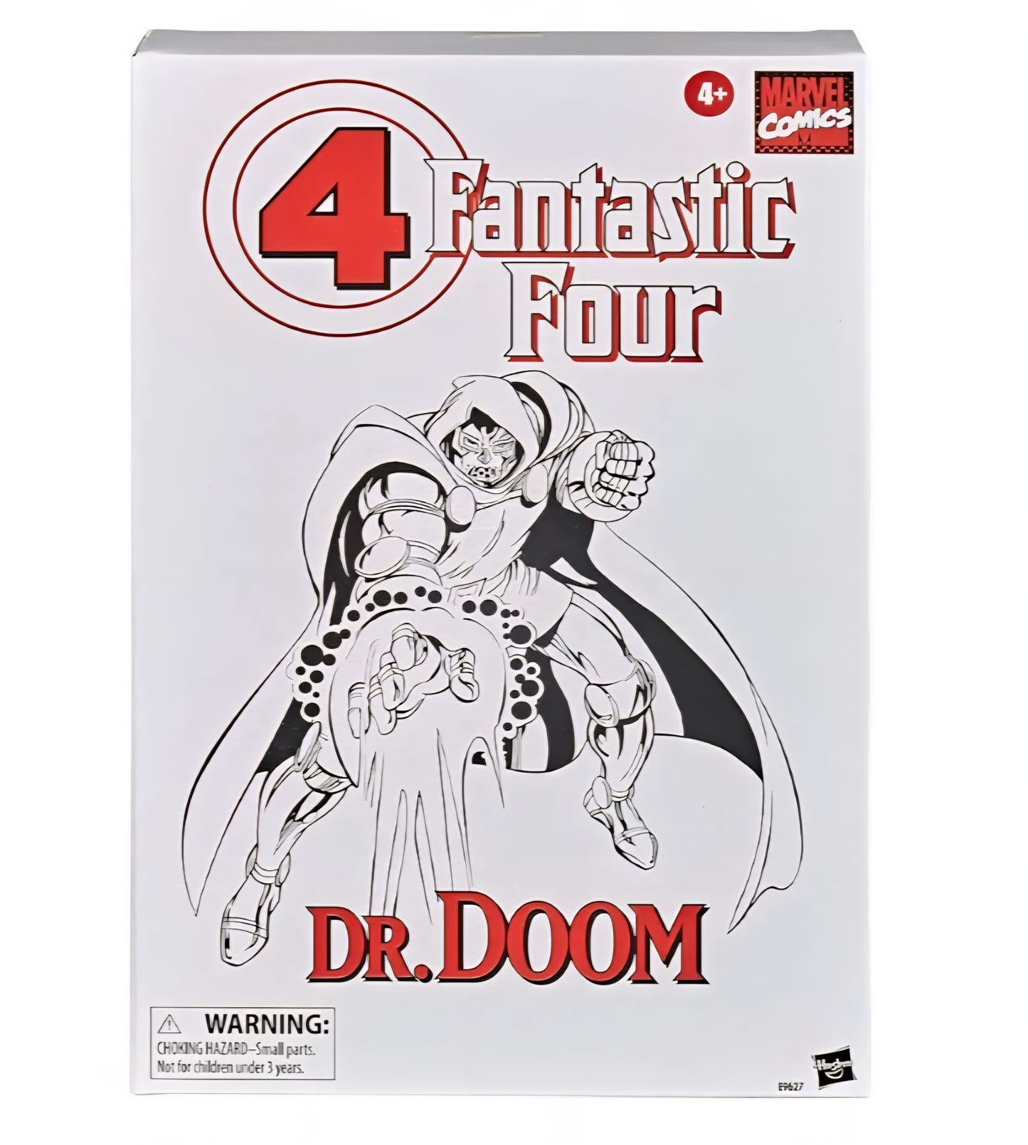 DR DOOM FANTASTIC FOUR MARVEL LEGENDS RETRO CARD HASBRO