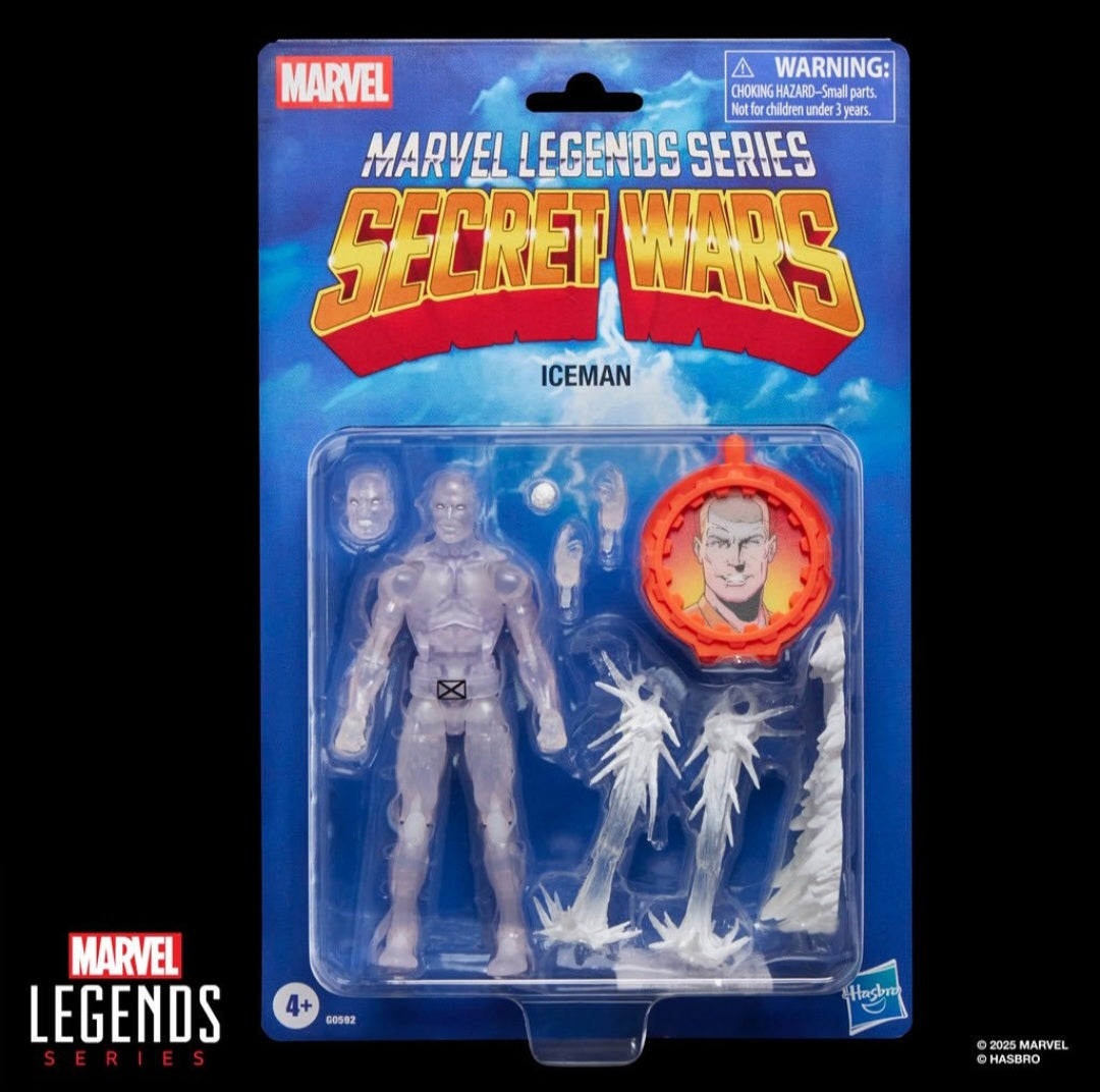 ICEMAN SECRET WARS MARVEL LEGENDS HASBRO