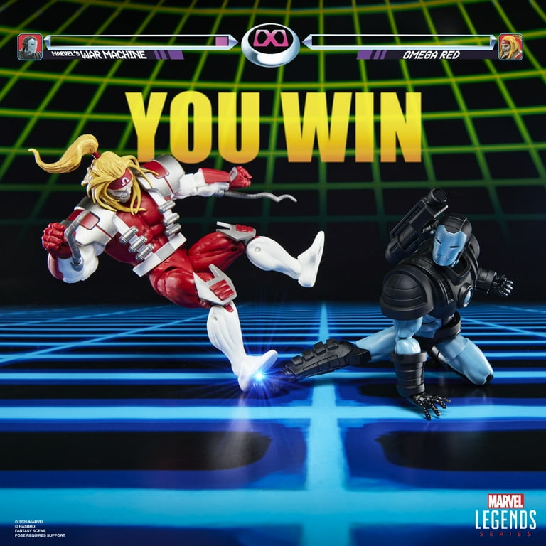 WAR MACHINE VS OMEGA RED GAMERVERSE MARVEL LEGENDS HASBRO EXCLUSIVO WALMART