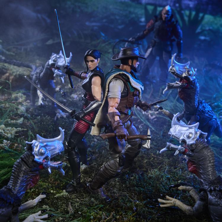 PROFESSOR ROTTCLAW Y DEINONYCHUS G.I.JOE CLASSIFIED HASBRO
