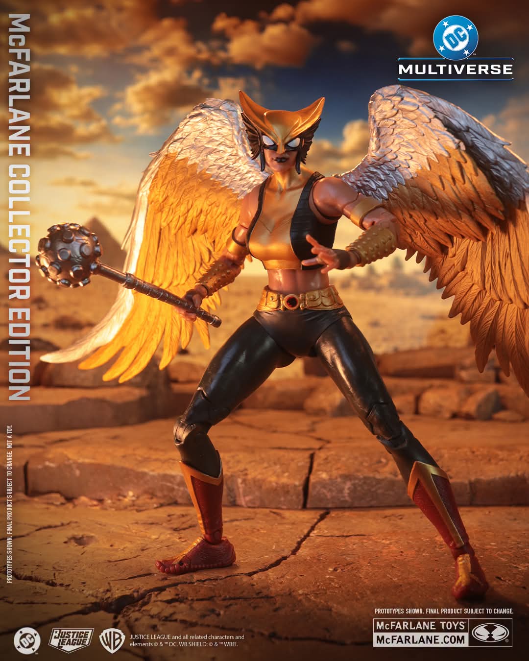 HAWKGIRL KENDRA SAUNDERS DC MULTIVERSE MCFARLANE COLLECTOR EDITION