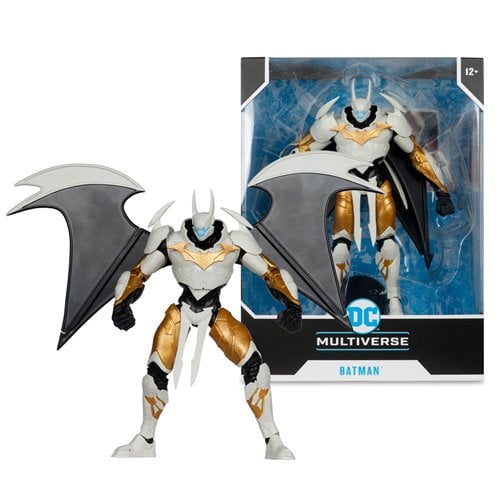 BATMAN FINAL BATSUIT JUSTICE LEAGUE DC MULTIVERSE MCFARLANE MEGAFIGURE