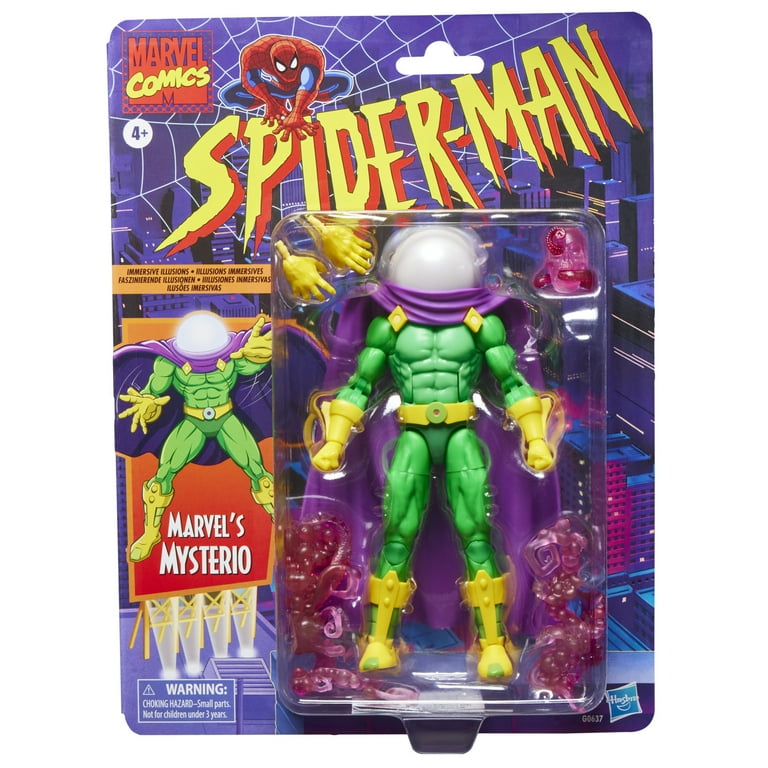 MYSTERIO SPIDERMAN RETRO MARVEL LEGENDS HASBRO