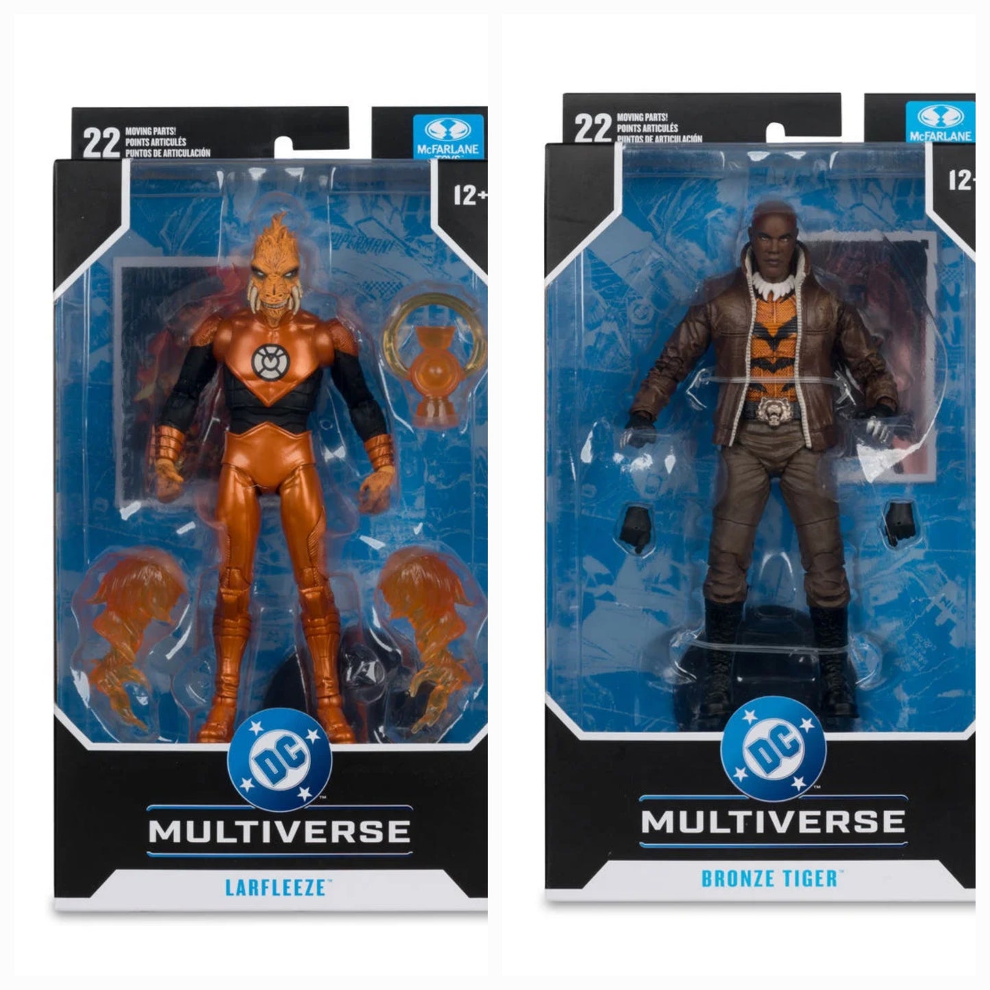 LARFLEEZE Y BRONZE TIGER SET DOBLE DC MULTIVERSE MCFARLANE