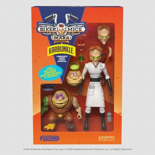 DR KARBUNKLE Y FRED THE MUTANT BIKER MICE FROM MARS NACELLE