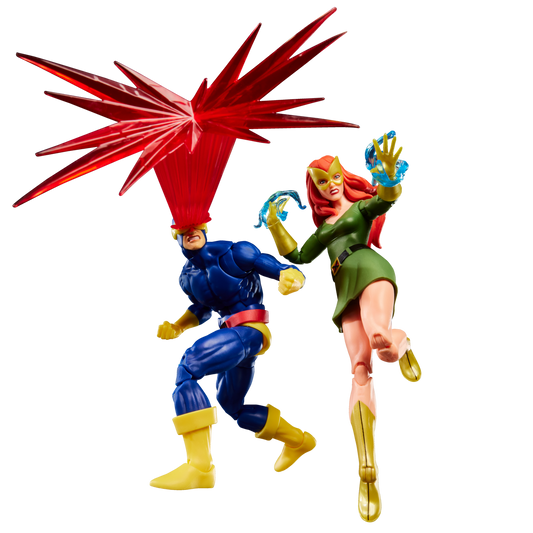 CYCLOPS Y JEAN GRAY XMEN 97 MARVEL LEGENDS HASBRO EXCLUSIVO