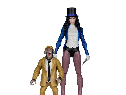 ZATANNA & DETECTIVE CHIMP DC MULTIVERSE COLLECTOR EDITION PLATINUM MCFARLANE
