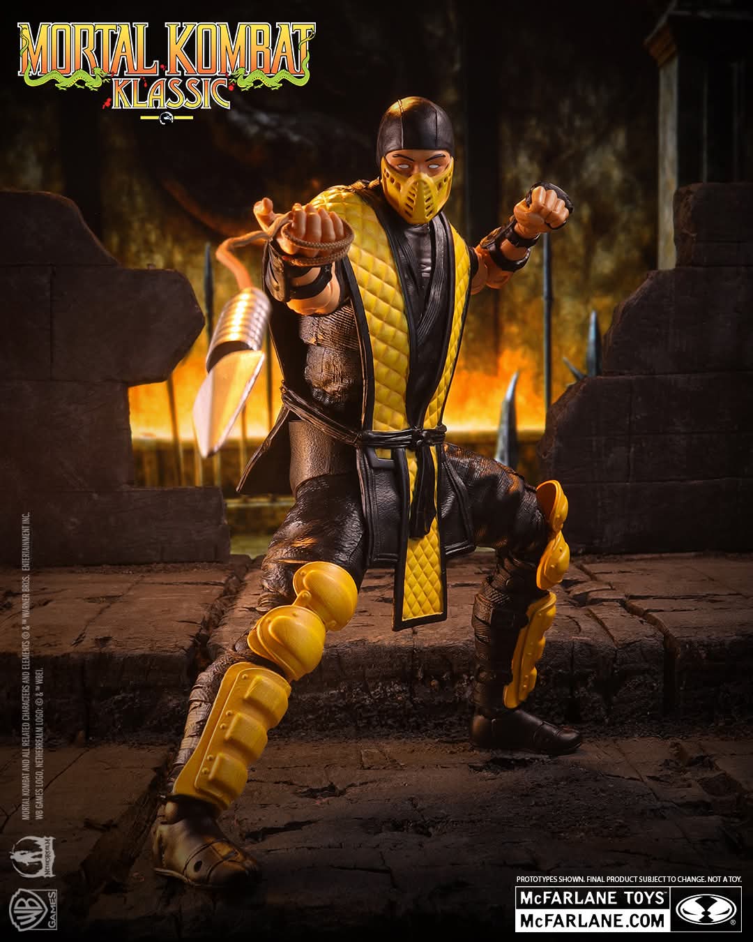 SCORPION MORTAL KOMBAT KLASSIC MCFARLANE