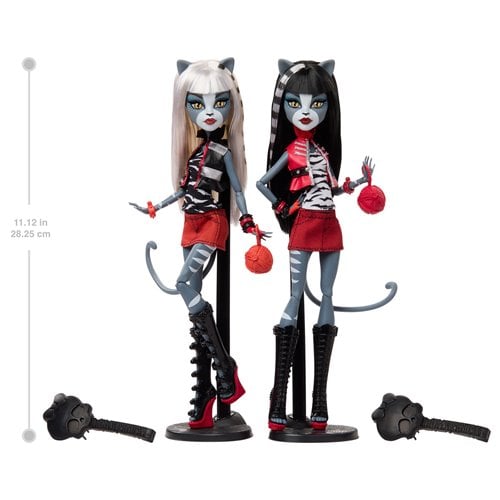 CREEPRODUCTION MEOWLODY Y PERRSEPHONE DOLLS MONSTER HIGH BOO-RIGINAL MATTEL