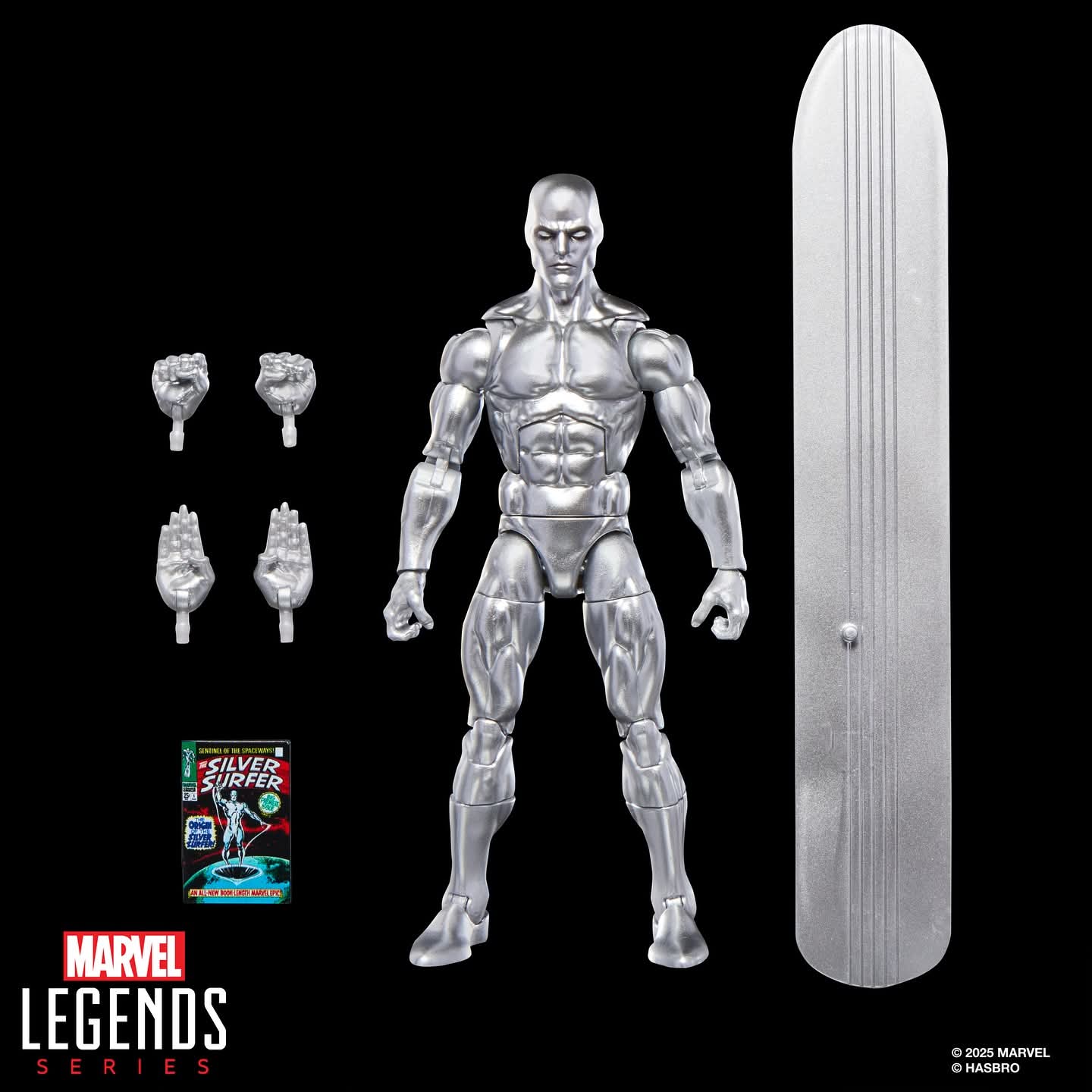 SILVER SURFER COMIC INSPIRED WAVE 2 MARVEL LEGENDS HASBRO 6 FIGURAS