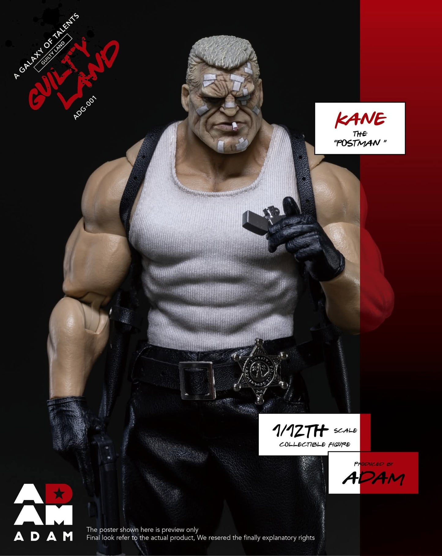 KANE THE POSTMAN (MARV) ADAM TOYS 1/12 GUILTY LAND A GALAXY OF TALENTS