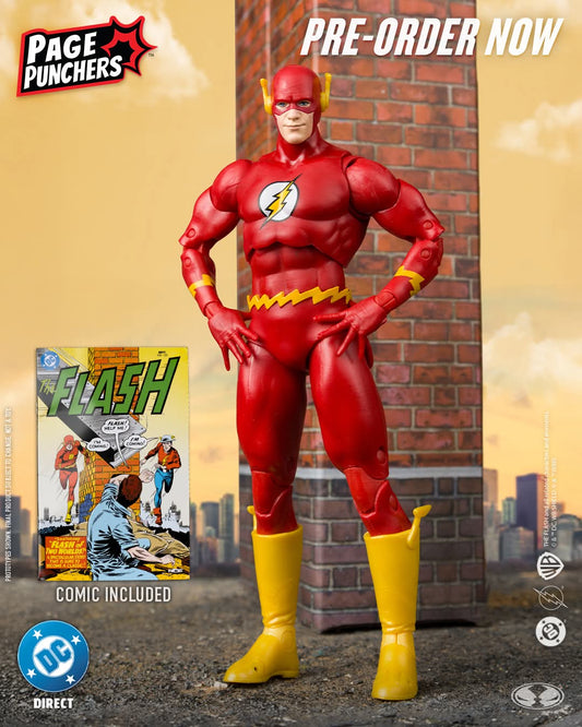 FLASH BARRY ALLEN PAGE PUNCHERS DC MULTIVERSE MCFARLANE