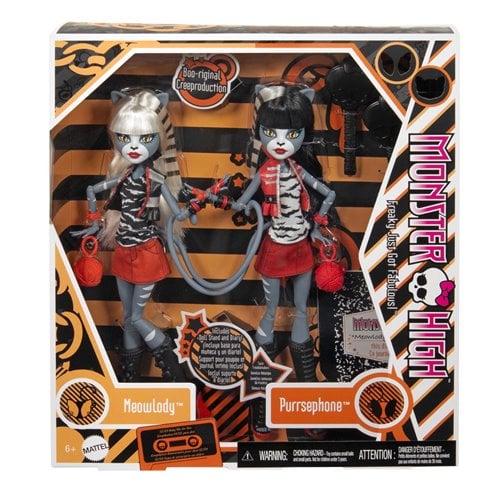 CREEPRODUCTION MEOWLODY Y PERRSEPHONE DOLLS MONSTER HIGH BOO-RIGINAL MATTEL