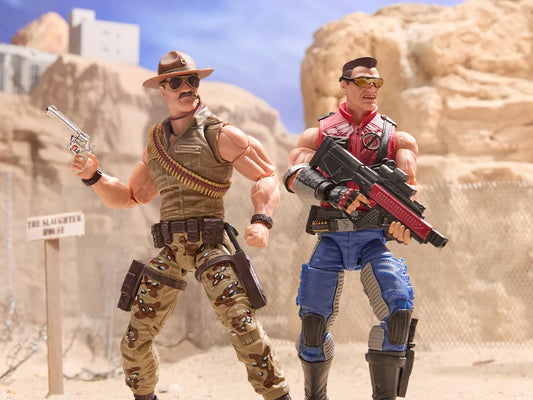 SGT. SLAUGHTER Y FELIX MERCER STRATTON G.I.JOE CLASSIFIED TWO PACK