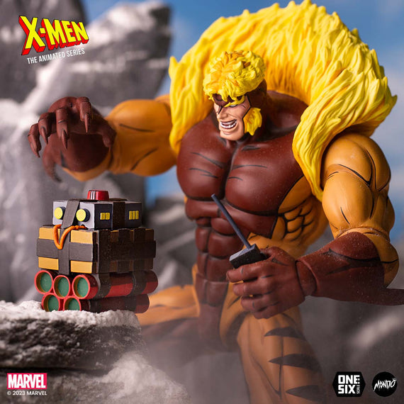 SABRETOOTH XMEN THE ANIMATED SERIES VERSION REGULAR MONDO 1/6