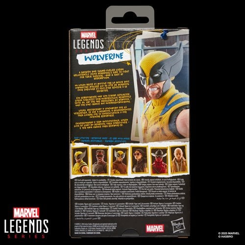 WOLVERINE YELLOW SUIT DAMAGE (DEADPOOL Y WOLVERINE) MARVEL LEGENDS MCU HASBRO