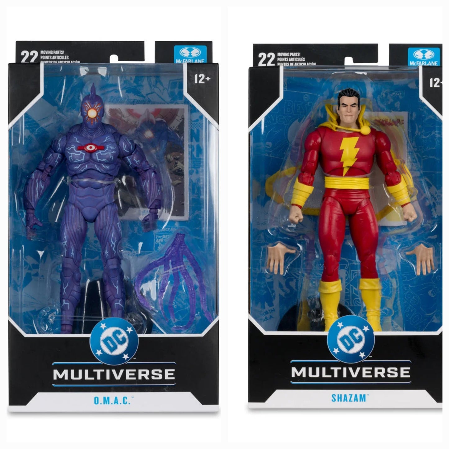 OMAC Y SHAZAM SET DOBLE DC MULTIVERSE MCFARLANE