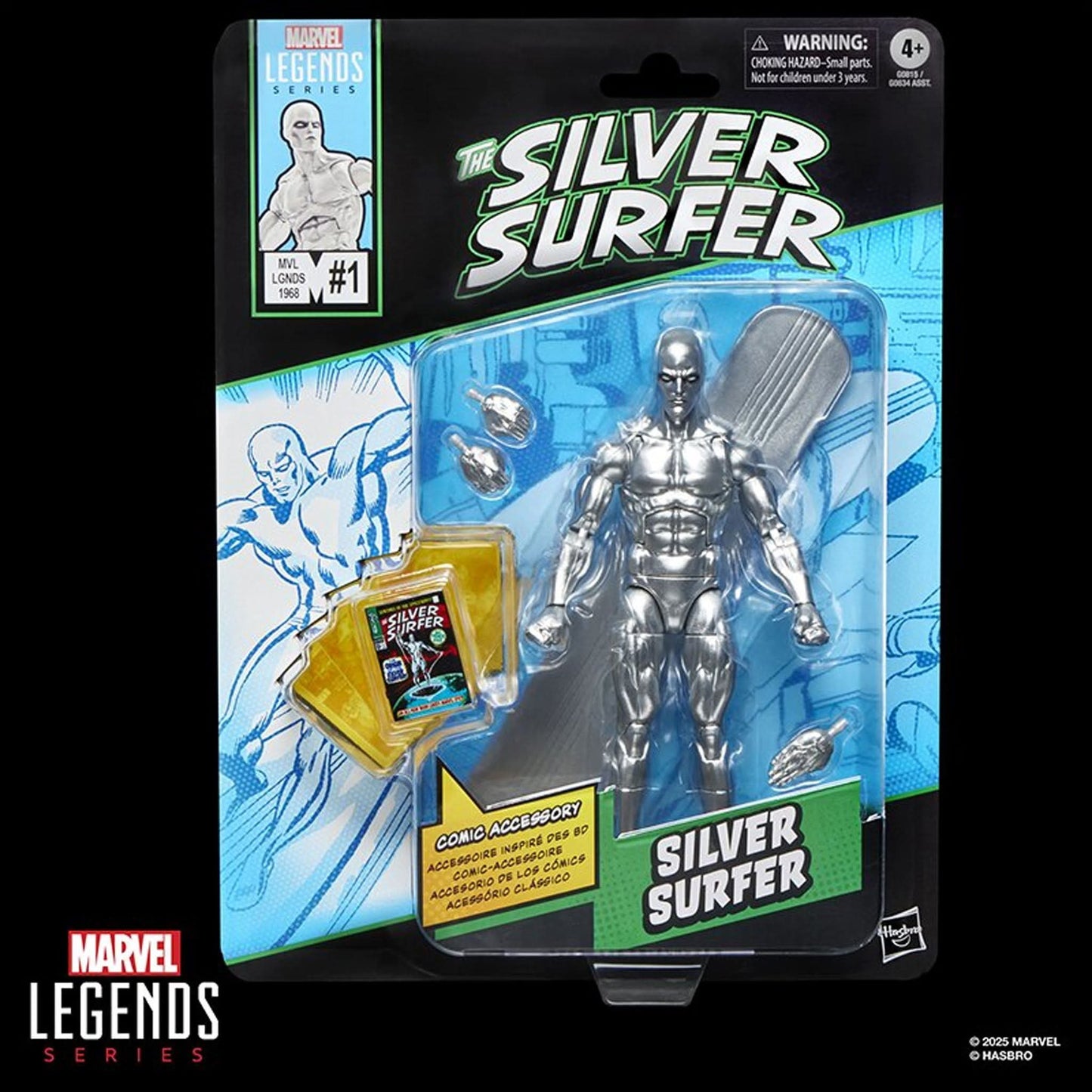 SILVER SURFER COMIC INSPIRED WAVE 2 MARVEL LEGENDS HASBRO 6 FIGURAS