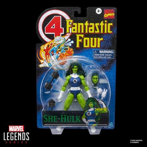 SHE HULK FANTASTIC FOUR RETRO MARVEL LEGENDS HASBRO