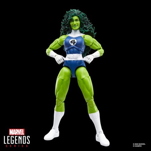 SHE HULK FANTASTIC FOUR RETRO MARVEL LEGENDS HASBRO