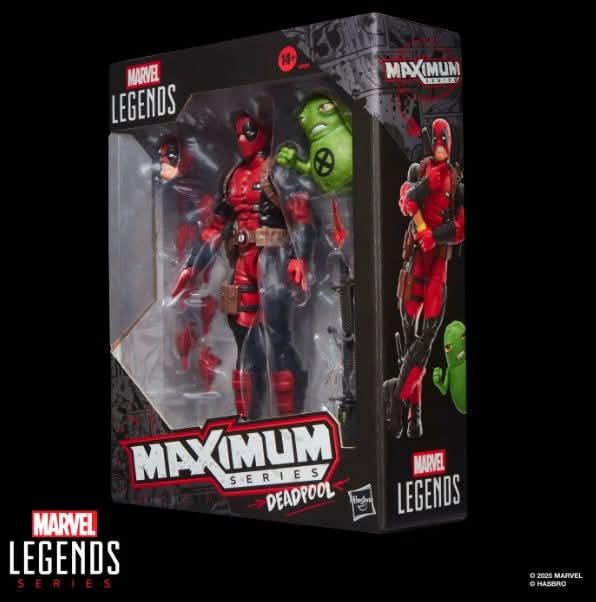 DEADPOOL MARVEL LEGENDS MAXIMUN SERIES HASBRO