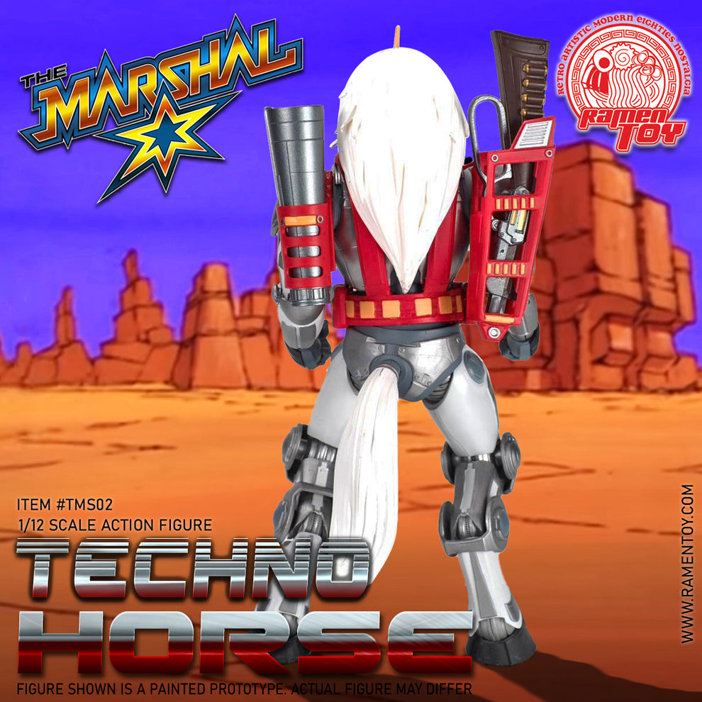 TECHNO HORSE (30-30) THE MARSHAL RAMEN TOYS