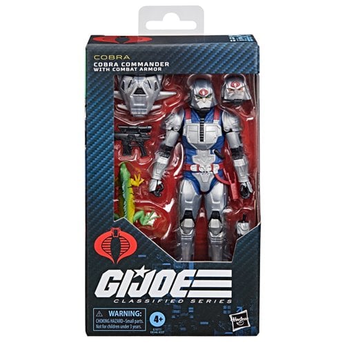 COMANDANTE COBRA CON ARMADURA DE COMBATE G.I.JOE CLASSIFIED SERIES HASBRO