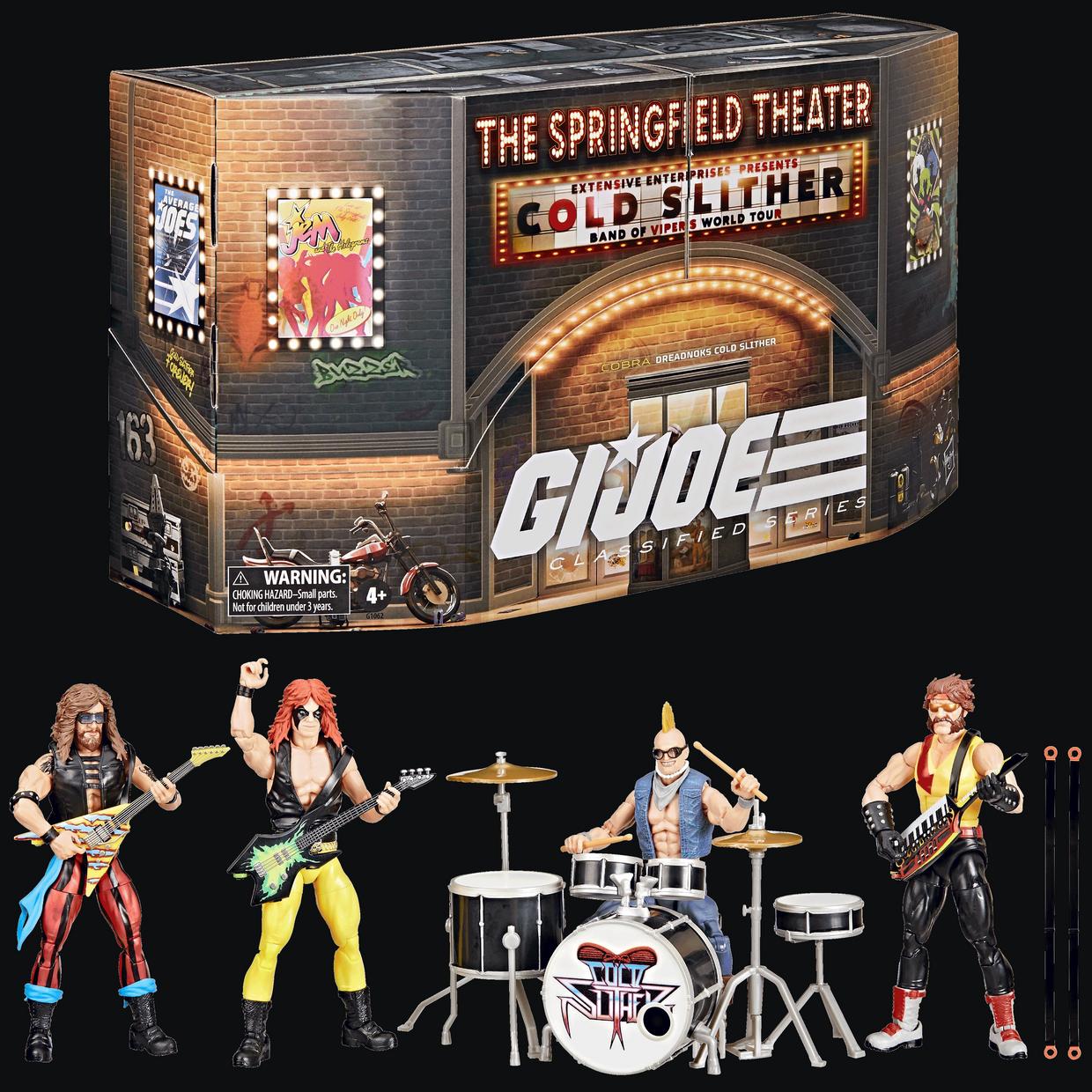 COLD SLITHER PACK G.I.JOE CLASSIFIED SDCC HASBRO