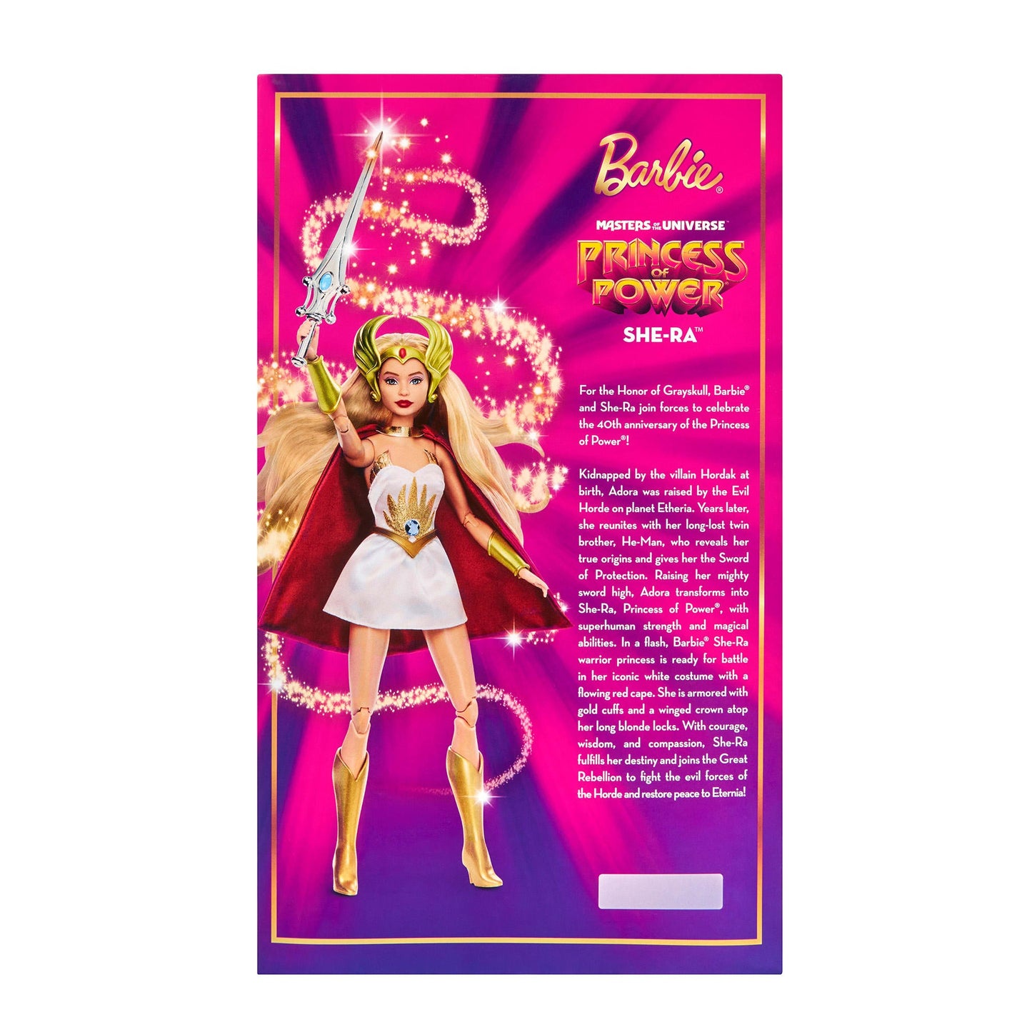 SHE-RA MASTERS OF THE UNIVERSE PRINCESS OF POWER BARBIE SIGNATURE