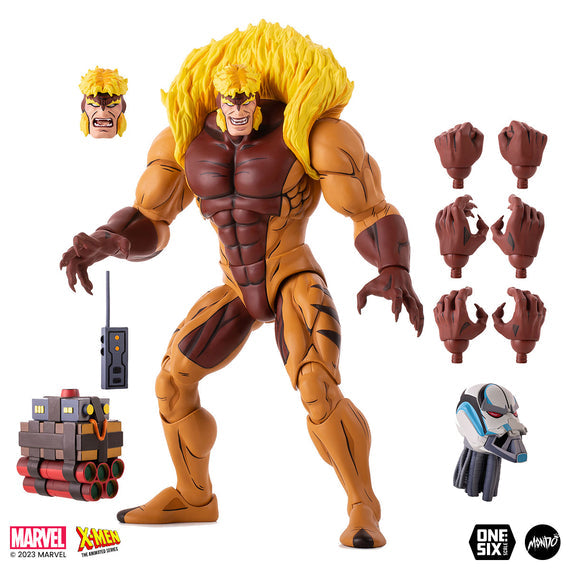 SABRETOOTH XMEN THE ANIMATED SERIES VERSION REGULAR MONDO 1/6