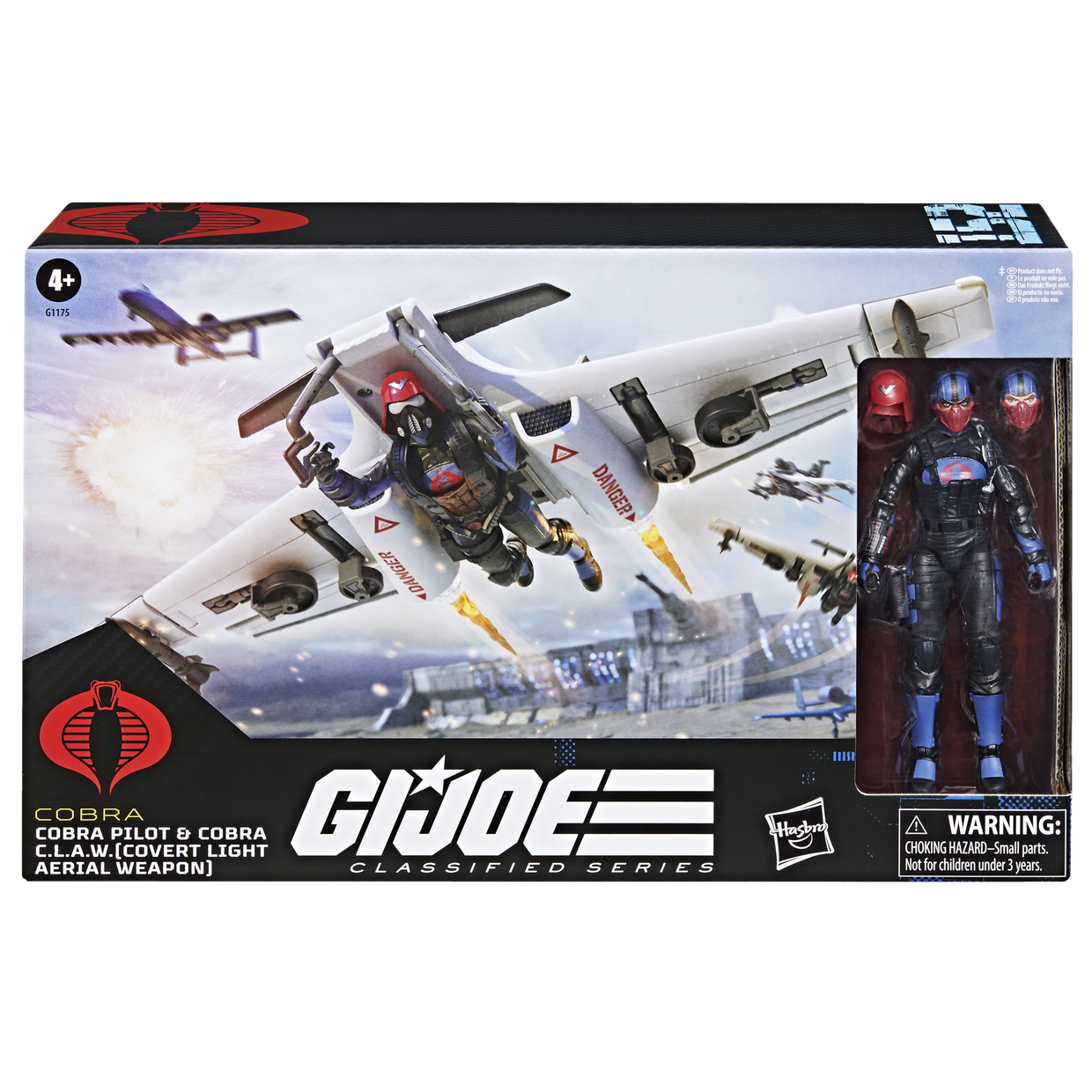 COBRA C.L.A.W. Y COBRA PILOT G.I.JOE CLASSIFIED SERIES HASBRO PULSE EXCLUSIVE
