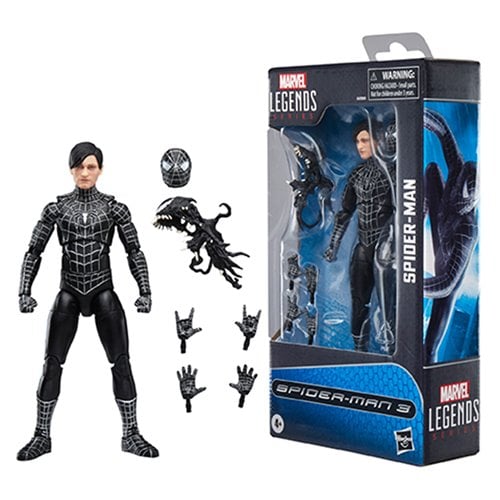 SPIDERMAN 3 SYMBIOTE SUIT MARVEL LEGENDS HASBRO
