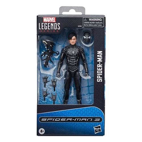 SPIDERMAN 3 SYMBIOTE SUIT MARVEL LEGENDS HASBRO