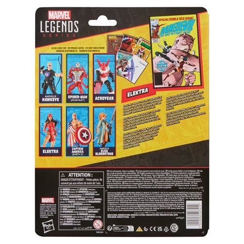 ELEKTRA MARVEL LEGENDS COMIC INSPIRED HASBRO