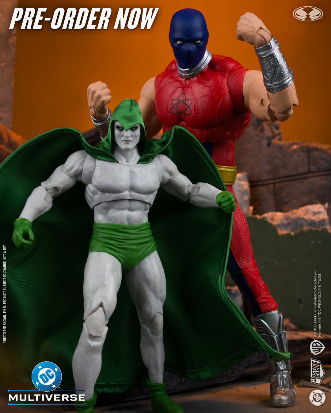 ATOM SMASHER Y THE SPECTRE 2PK DC MULTIVERSE MCFARLANE
