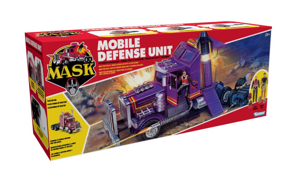 RHINO MOBILE DEFENSE UNIT CON MATT TRAKKER Y BRUCE SATO M.A.S.K THE LOYAL SUBJECTS