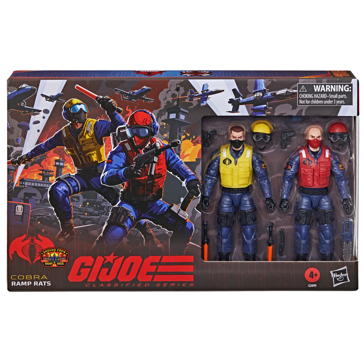 COBRA RAMP RATS, COBRA RATTLER GROUND CREW G.I.JOE CLASSIFIED HASBRO PULSE