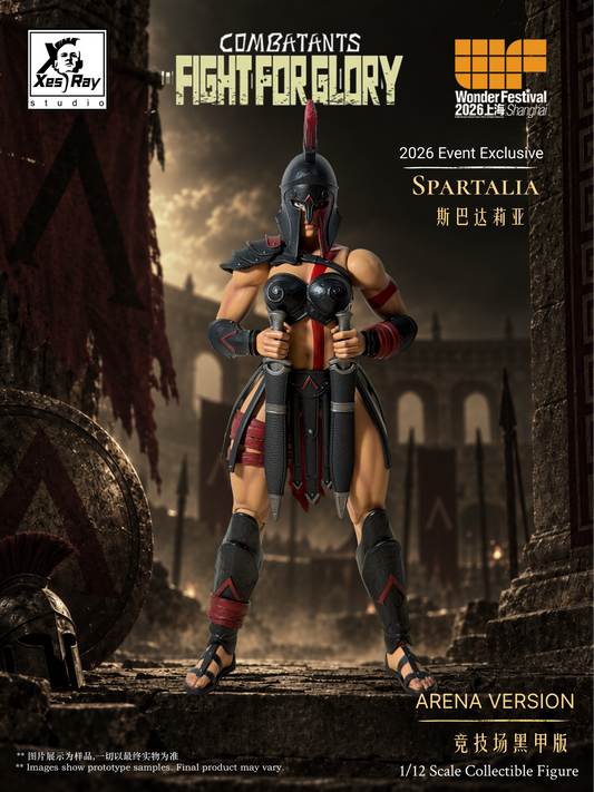 SPARTALIA BLACK ARENA VERSION COMBATANTS XESRAY STUDIO EVENT EXCLUSIVE CON BONUS