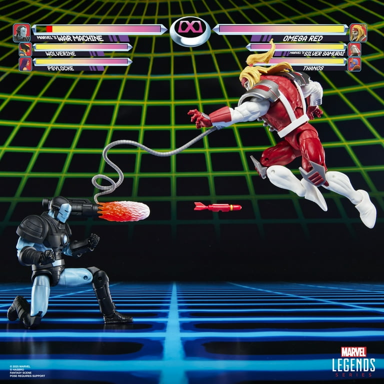 WAR MACHINE VS OMEGA RED GAMERVERSE MARVEL LEGENDS HASBRO EXCLUSIVO WALMART