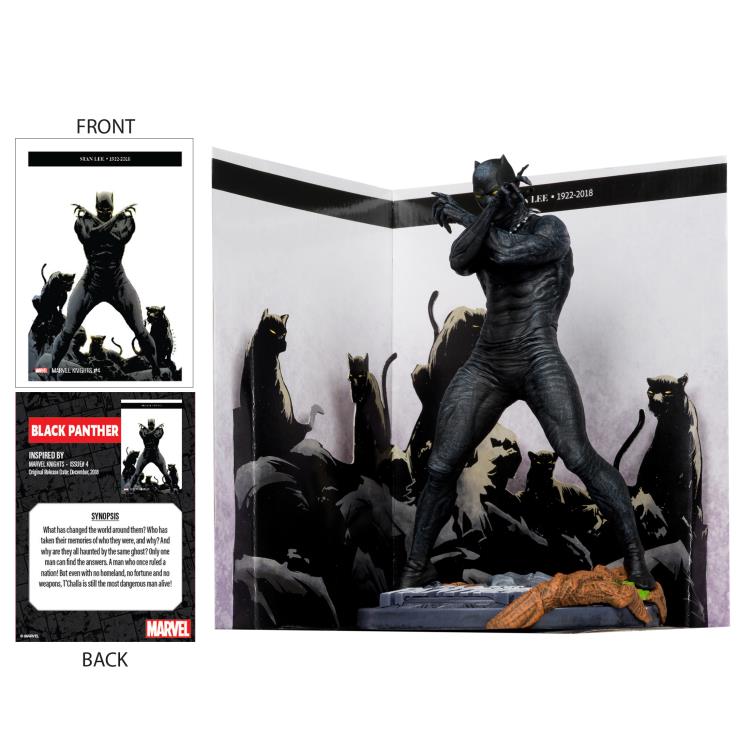 BLACK PANTHER POSED FIGURE 1/10 MARVEL MCFARLANE