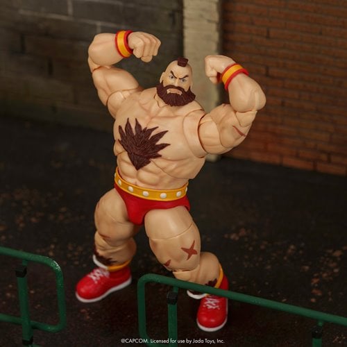 ZANGIEF DELUXE STREET FIGHTER JADA TOYS