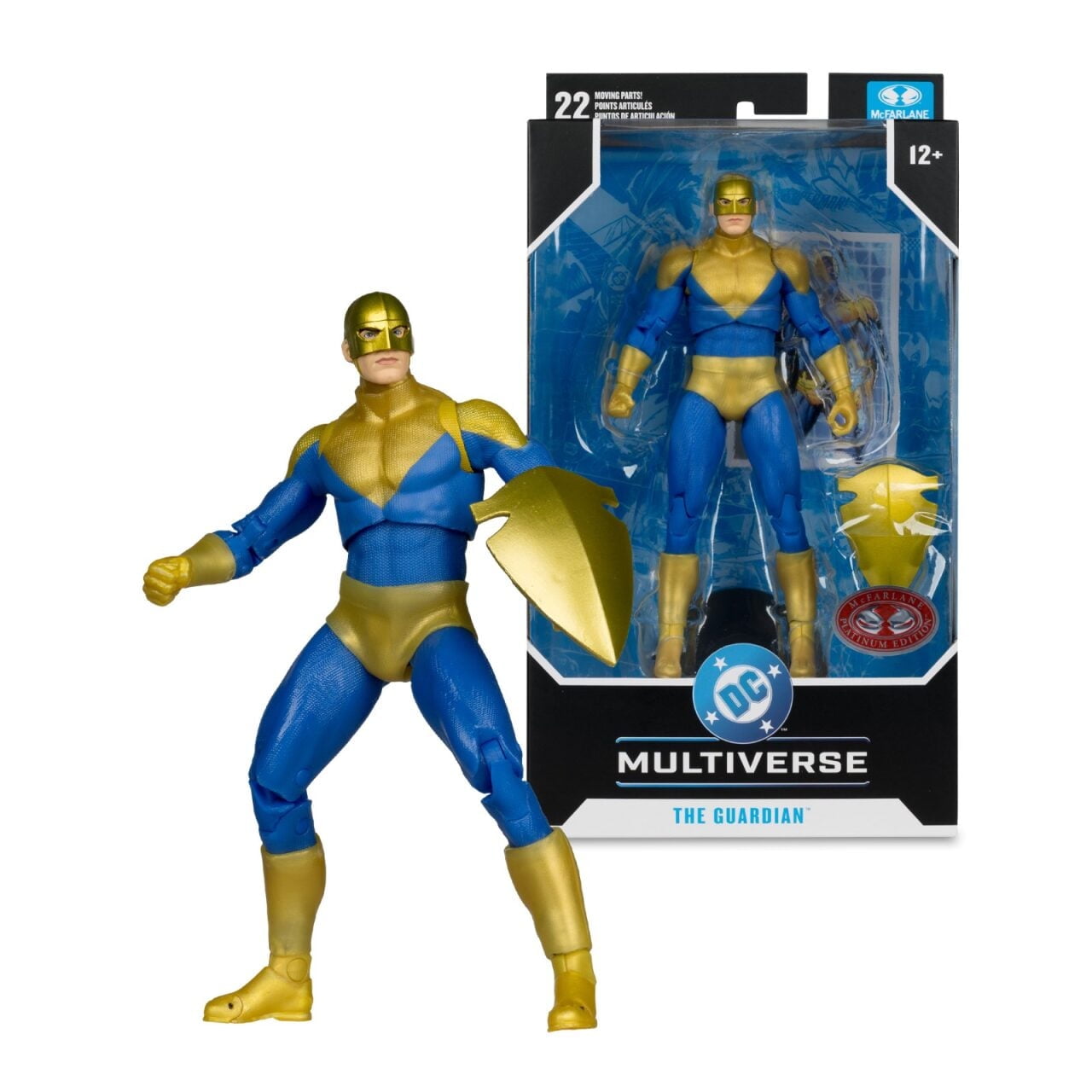 THE GUARDIAN DC MULTIVERSE MCFARLANE RED PLATINUM